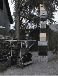 photo du Vhéliotech avec la capacité de rangements